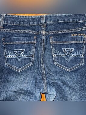 DKNY Women's Indigo Stretch Low Rise Skinny Jeans